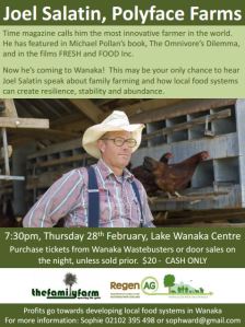 Joel Salatin in Wanaka